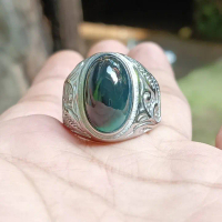 batu Cincin Akik Bacan gulau coklat super kristal natural