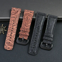 For Seven Friday Q2/03/M2/M021/T2 Diesel Genuine Leather Watchband Vintage Cowhide strap 28MM Men Bracelet Accessories Wristband
