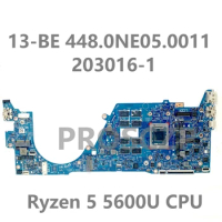 448.0NE05.0011 203016-1 High Quality Mainboard For HP Pavilion AERO 13-BE Laptop Motherboard With Ryzen 5 5600U CPU 100% Test OK