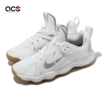 Nike 排球鞋 React Hyperset SE 男鞋 白 灰 魔鬼氈 緩震 穩定 支撐 室內運動鞋 DJ4473-100
