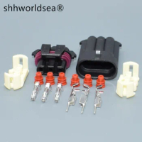 shhworldsea 3 pin harness jacket waterproof wire connector female male cable connector terminal Plug sockets Fuse box 12059595