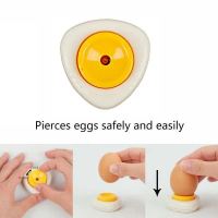 Egg Hole Puncher Opener Puncher/Retractable Pin Design Egg Shell Opener/Kitchen Bakery Gadgets/Egg P