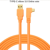 Type-c to USB3.0 camera cable 1.5m 3m 5m 8m for cannon EOS R RP SONY a7m3 R3 A7R4 Tethered shooting line camerato computer