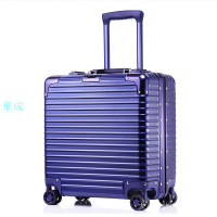 空姐登機箱16寸小型行李箱萬向輪鋁框超輕旅行箱密碼箱18寸