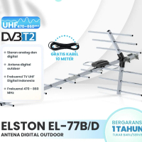 ANTENA OUTDOOR DIGITAL EL-77B EL77-D WATERPROOF UVPROOF UP TO 48  CHANNEL