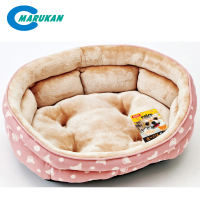 【Marukan】法蘭絨橢圓型睡床-粉(DP-392)