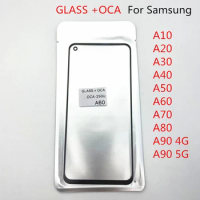 Glass With OCA LCD Front Outer Lens Touch Screen For Samsung Galaxy A50 A70 A10 A20 A30 A40 A60 A80 A90 5G Replacement Display