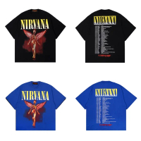 Tshirt Oversize Nonwash Nirvana Tour Vintage Tees Katun