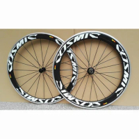 Width 23mm 700c Carbon Clincher Road Bike Wheel 38/50/60mm Alloy Aluminium Brake Surface Ceramic Hub Wheelset Customized Decal