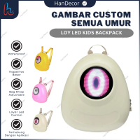 Backpack Bag Led Loy Kids Eyes Waterproof | Led Loy Kids Tas Ransel Anak Konek Bluetooth Modern