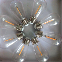 Bóng đèn led edison màu vàng giả sợi đốt, đui e27 chống nước