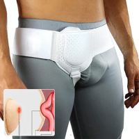 Hernia Belt Truss Inguinal Groin Pain Relief Support With Removable Compression Pads Adjustable Sports Left /Right Hernia Bag