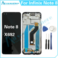 100% Test AAA For Infinix Note 8 X692 LCD Display Touch Screen Digitizer Assembly For Note8 Repair Parts Replacement