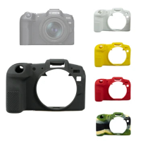 R8 Top Texture Rubber Silicon Case Body Cover Protector Frame Skin for Canon EOS R8 Camera