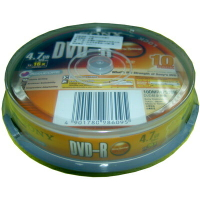 【文具通】已停產 僅剩庫存 SONY 索尼 DVD-R 16x 10入 布丁桶 DVD±R 燒錄片 空白光碟片 B4010473