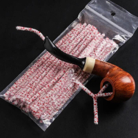 50pcs High Quality Cotton Smoking Pipe Cleaners Smoke Tobacco Pipe Cleaning Tool Cigarette Holder Accessories
