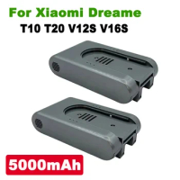 25.2V 5000mAh Cleaner Battery for Xiaomi Dreame Vacuum Cleaner T20 T10 V12S V16S R10Pro Xiaomi Mijia