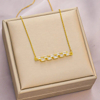 PESONA NUSA Kalung Emas24K Murni💎 Coating10μm Anti Karat✨ COD SameDay🌅 + SertifikatISO9001🔖