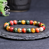 傲然稀有彩幽靈手鏈 紅幽靈綠幽靈黃幽靈四季幽靈手鏈 聚寶盆手串