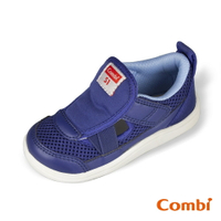 ★Combi日本康貝機能休閒童鞋-NICEWALK醫學級成長機能鞋C01BL藍(寶寶段.中小童段)