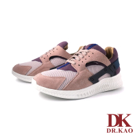 【DK 高博士】異次元撞色拼接空氣鞋 89-3109-40 粉紅