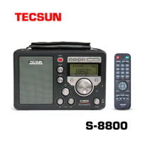 Free shipping Original TECSUN S-8800 PLL DSP AM/FM/LW/SW All band SSB Radio Receiver Stereo + Remote Control
