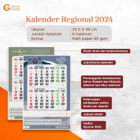 Calendar 2024 Regional - Kalender Gantung Masehi Jawa Hijriah Hijriyah