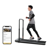 2024 Low Noise 2 in 1 Foldable Treadmill Running Machine Walking Pad R1