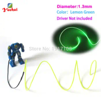 10 Color Choice 1.3mm EL Wire Rope Tube Flexible LED Neon Light Not Include EL Controller For Toys Craft Party Decoration