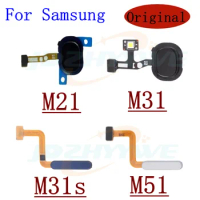 Fingerprint Sensor Scanner For Samsung Galaxy M21 M21s M31 M31s M51 Touch ID Connect Home Button Flex Cable Part