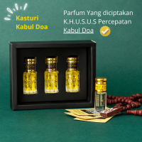 Parfum Sholat Kasturi Ruqyah 3 pcs 6ml | Original Bibit 100%
