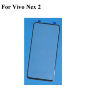 For Vivo NEX 2 6.39 Front LCD Glass Lens touchscreen For VIVO Nex 2 Nex2 Touch screen Panel Outer Screen Glass without flex