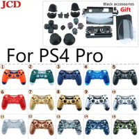 JCD New For PS4 Pro Controller Housing Shell Cover Case Repair Mod Kit For PS4 Pro Replacement for JDM 040