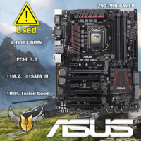 ASUS Z97-PRO GAMER Motherboard 1150 DDR3 Core i7 4790K i5 4670K Cpus Intel Z97 PCI-E 3.0 32GB ATX M.2 SATA3 6×USB3.0