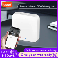 Tuya Bluetooth Mesh SIG Gateway Hub Smart Home Bridge Wireless Remote Controller App Voice Control Compatible With Alexa Google