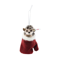【STEIFF】Hedgehog in a mitten ornament 刺蝟聖誕吊飾(限量版)