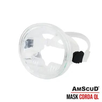 AmScuD Mask Corda QL / Masker Fotografi Bawah Air / Masker Selam Lensa Tunggal Bentuk Oval Retro Kla