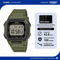 CASIO Jam Tangan Pria W-738H-3AVDF Digital