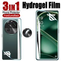 3 IN 1 Hydrogel Film For OPPO Find X6 Pro X5 X3 Screen Protector+Back Cover Gel Film+Cam Glass OPO FindX6 X6Pro X5Pro X3Pro X 6