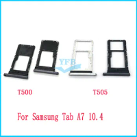 For Samsung Galaxy Tab A7 10.4 T500 T505 Reader Sim SD Card Tray Holder Slot Adapter Replacement Part