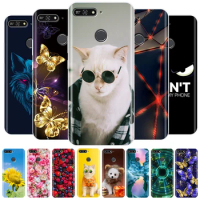 For Huawei Y6 2018 Case Huawei Y6 Prime 2018 Cover For Huawei ATU-L31 ATU-L42 ATU-L11 ATU-LX3 ATU-L21 ATU-L22 Silicon Phone Case