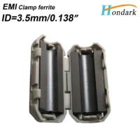 Inner 3.5mm 0.14''Ferrite Clamps Noise Filter Ferrite Ring Core Ferrite Chokes Ferrite Clip 1325-0530 80ohm 100MHz,1500pcs/lot