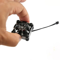 ชิ้นส่วนซ่อมรถ RC Hobbywin Drift ESC XD10 PRO พัดลมโลหะความเร็วสูง 5V-8V 22000rpm