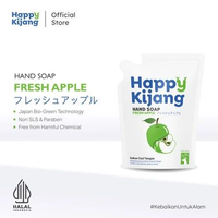 Happy Kijang Handsoap Fresh Apple 400 ml - Sabun Cuci Tangan Biogreen Aman di Kulit HK030