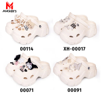 [MACKER'S] T01 Cream Sandal Baim wedges Wanita Terbaru sandal kodok lucu sepatu karet kekinian