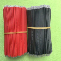 100mm Red / Black / White / Blue / Green Electronic Wire Cable 22 # 500PCS