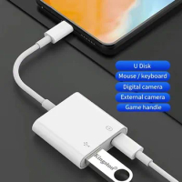 Lightning To USB OTG Adapter for IPhone Ipad Mouse Keyboard Charging U Disk Camera CardReader Data Converter Iphone Otg