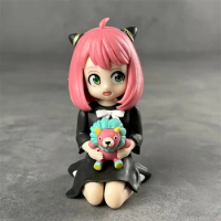 Kneeling figure anime model car ornament gift cute doll box