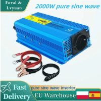 Pure Sine Wave Inverter DC 12v To AC220V 1200W 2000W Voltage Transformer Power Car Converter Solar Inverter