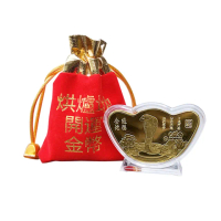 【過香爐加持】烘爐地財神廟 蛇年轉運金幣(厚實金幣非金箔 龍年開運 招財 錢母 發財金 紀念金幣)